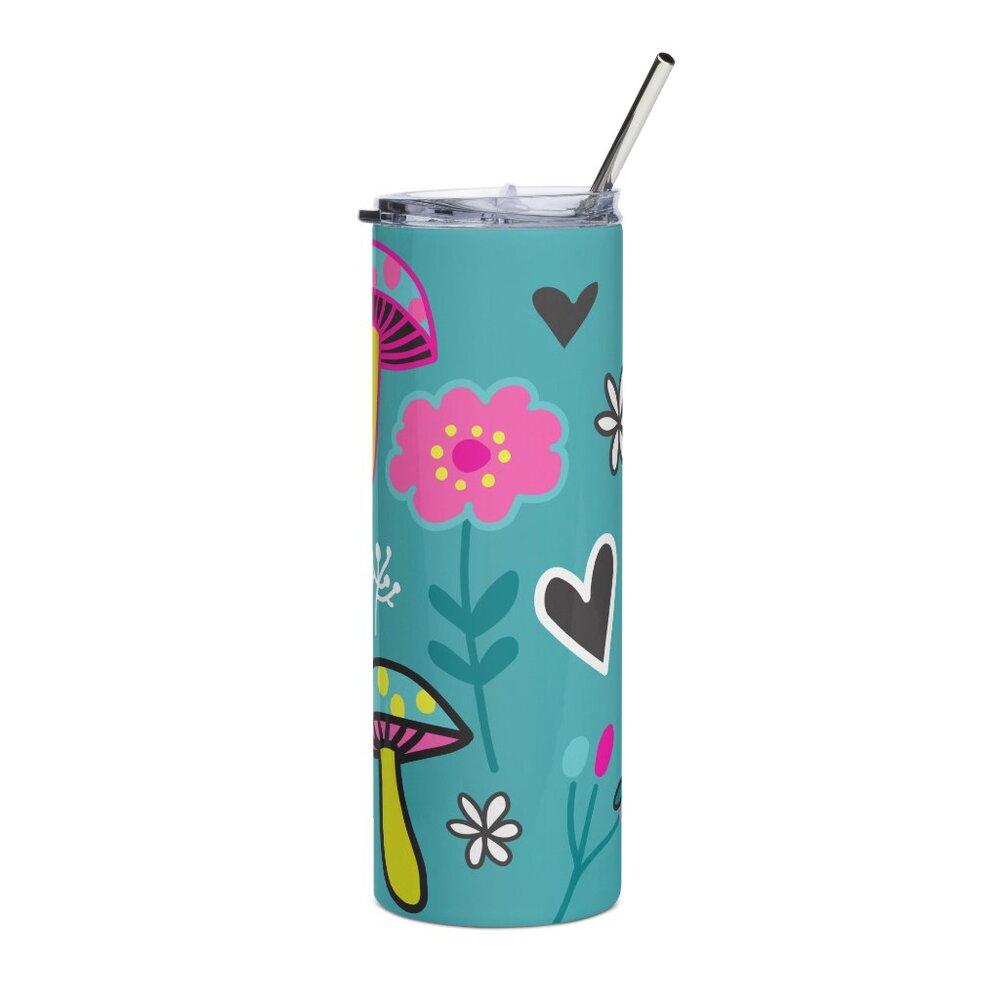 Eco-friendly stainless steel tumbler with handle